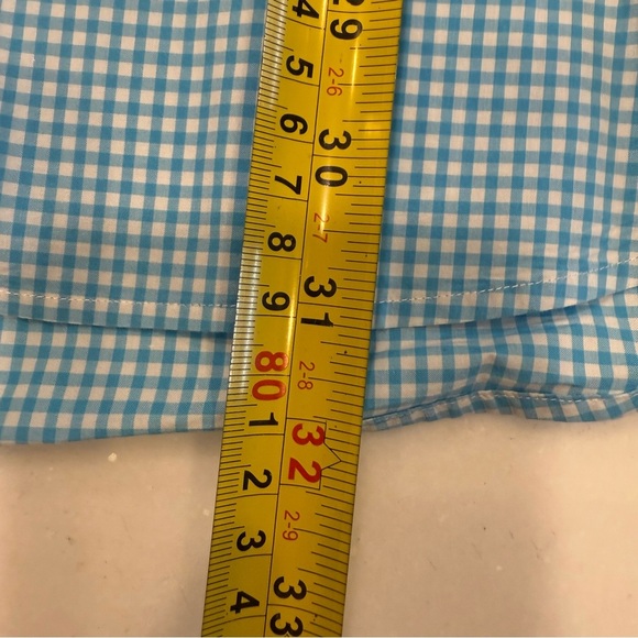 Ralph Lauren Men’s Button Down Shirt Blue/ White Gingham Sz XL - Picture 5 of 9